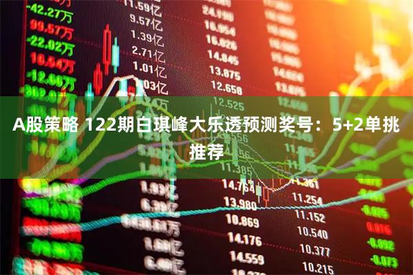 A股策略 122期白琪峰大乐透预测奖号：5+2单挑推荐